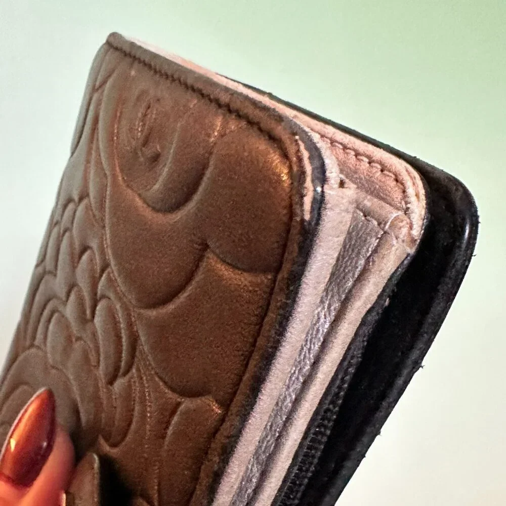 CHANEL Camellia Embossed Floral Zip Wallet - Picture 11 of 12